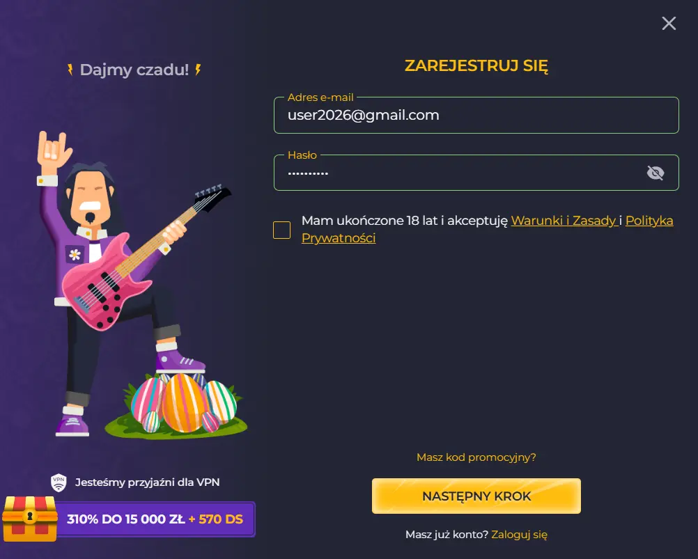 Instalacja aplikacji Rolling Slots